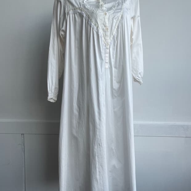 Agatamoda 빈티지 레이스 나이트 원피스 