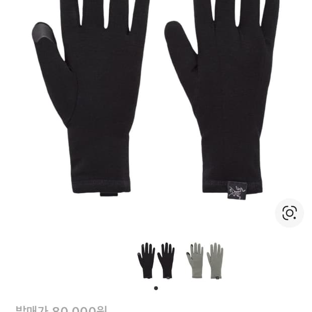 [XL]아크테릭스 고딕 글러브 블랙