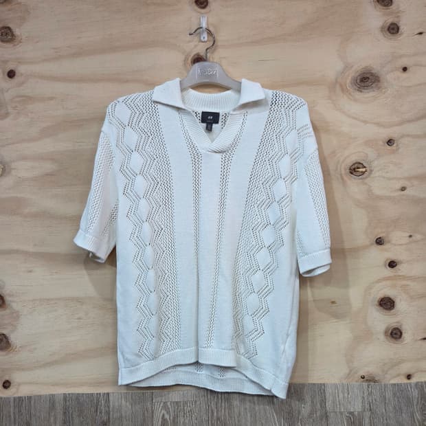 109) 에이치엔엠 H&M 남성 반팔 니트티