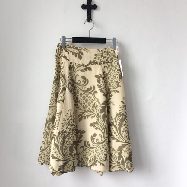 Dkny Pattern point midi skirt