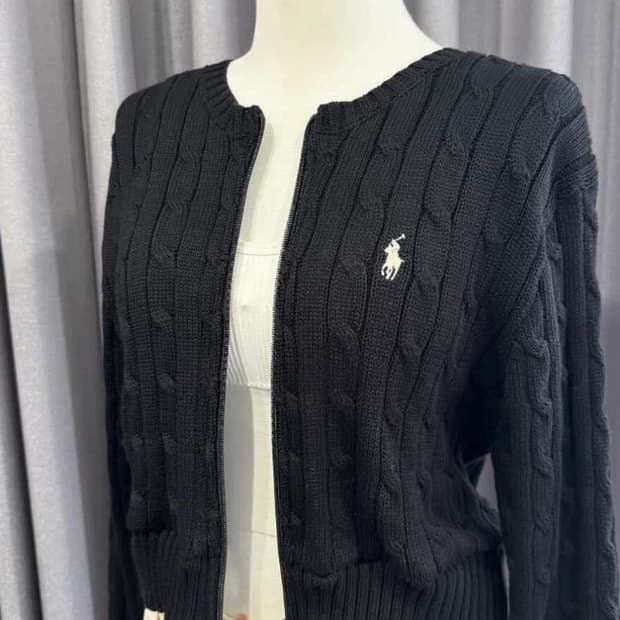 폴로 투웨이 니트집업 (빈티지커스텀)