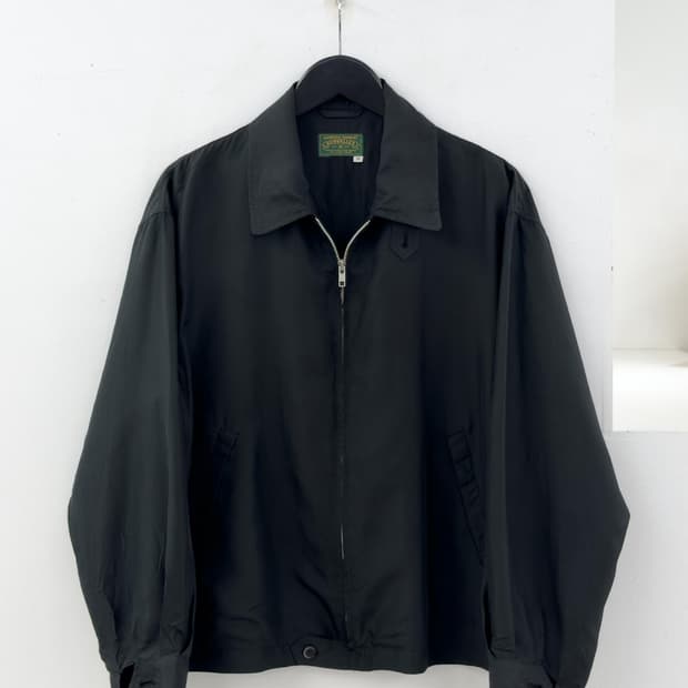 빈티지 실크 블루종