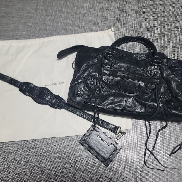 발렌시아가 클래식 모터백 파트타임 라지 숄더백 토트백