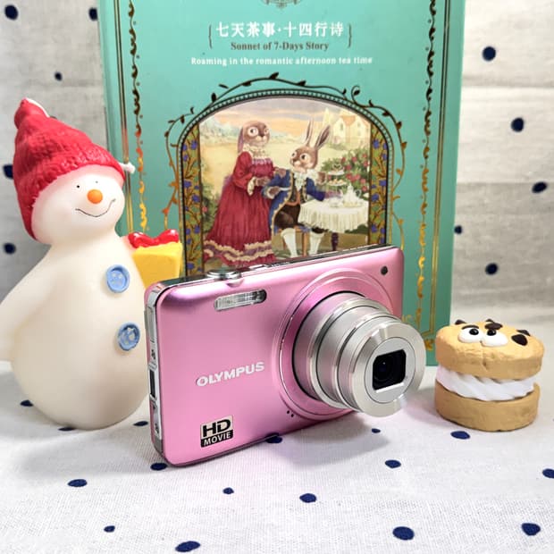 올림푸스 VG-140 핑크(작례포함) 빈티지디카