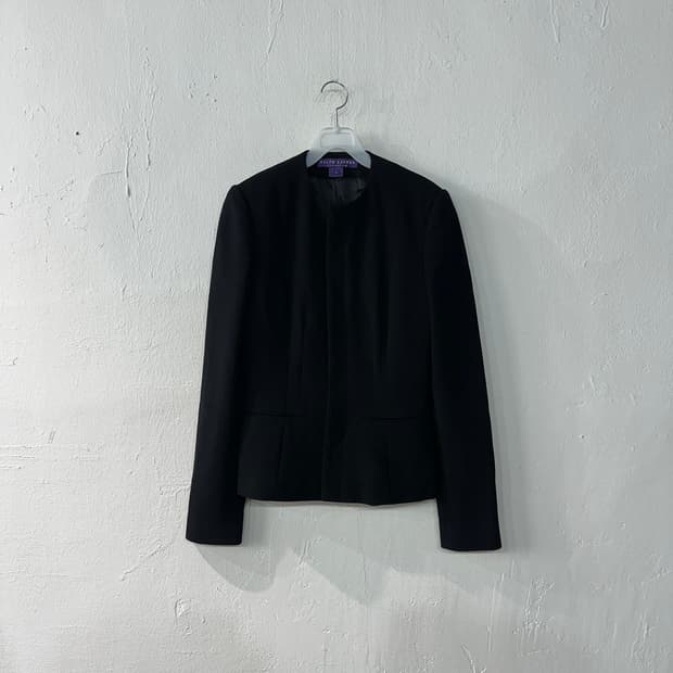 랄프로렌 콜렉션 퍼플라벨 노카라 자켓 여성2size