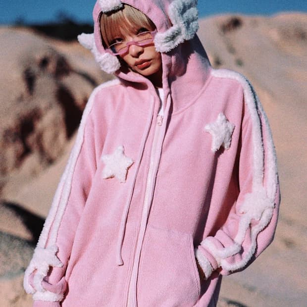 씨피어스 CFIERCE 핑크 엔젤 후디