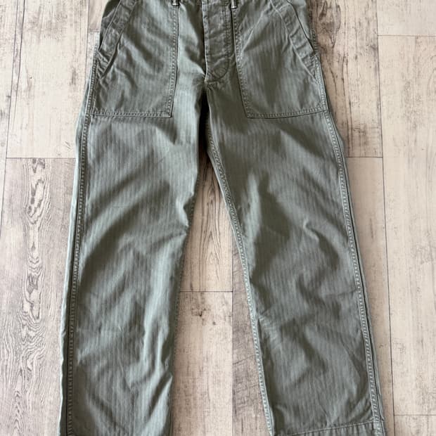 rrl 헤링본 퍼티그 28x30