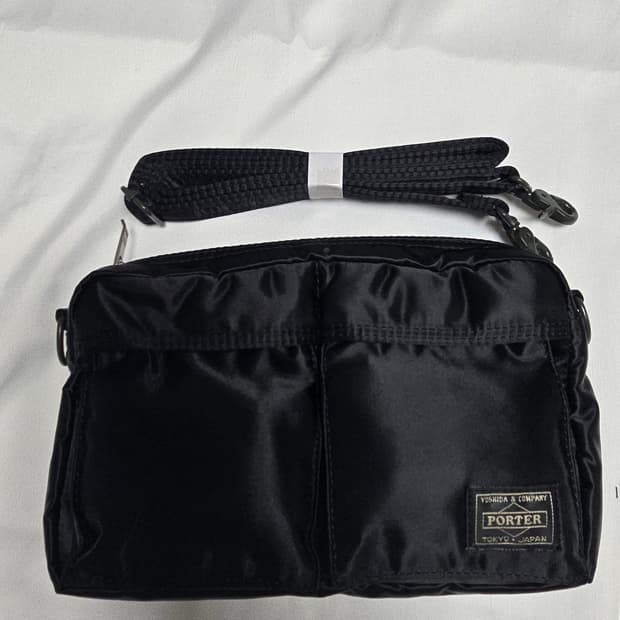 포터 탱커 슬링백 블랙