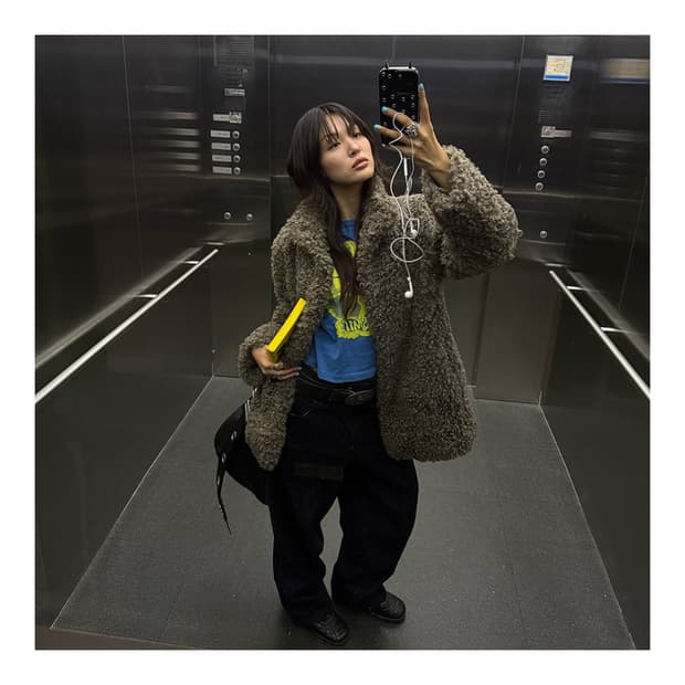 앙개 퍼자켓 퍼코트