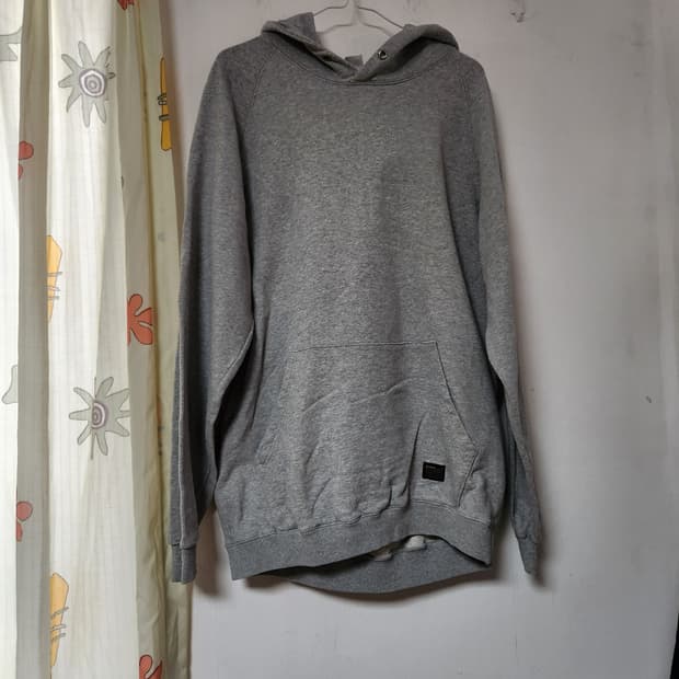 회색 빅사이즈 후드티 (가슴반품59)