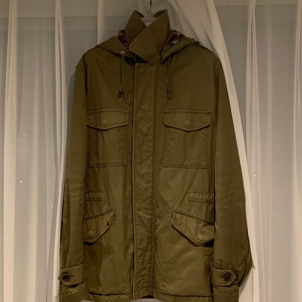 꼼데가르송 옴므 밀리터리 파카 야상