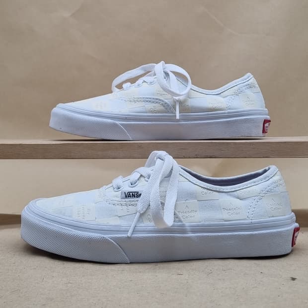 반스 어센틱 체크 아동운동화 200