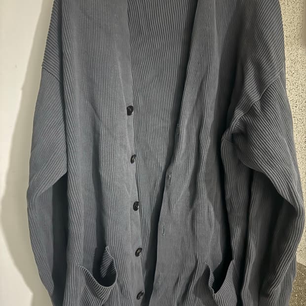 오라리 블루그레이 가디건 5 사이즈