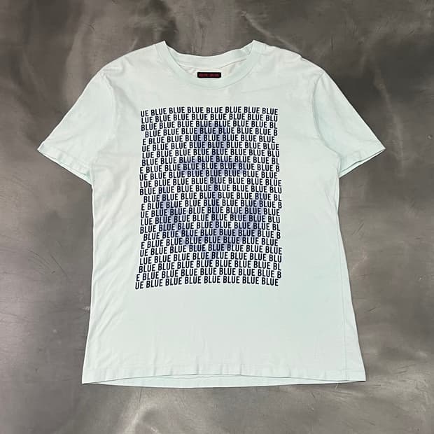  블루블루 프린팅 반팔티 y15882