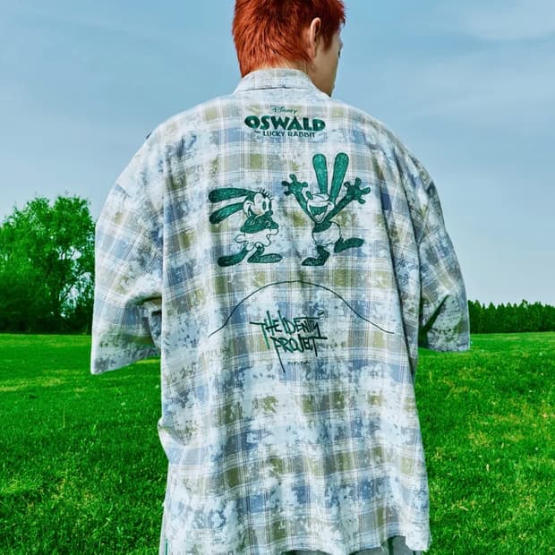 [m] 더아이덴티티프로젝트 디즈니 오스왈드 체크 셔츠