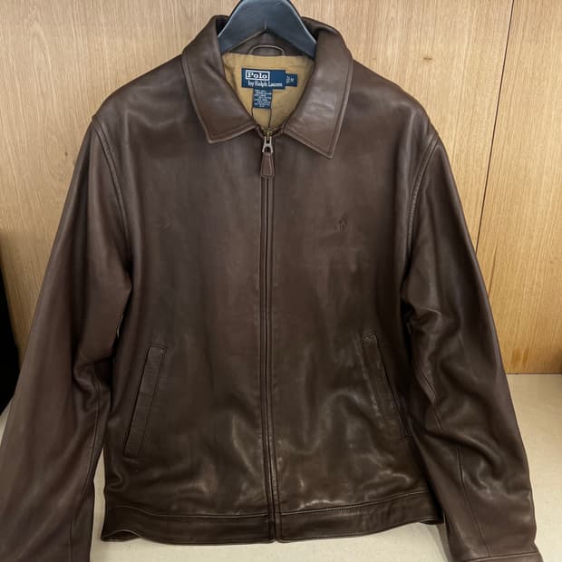 폴로 맥스웰 레더 자켓