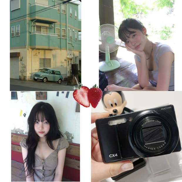 소프트 포커스 기능 🪞✨ 리코 cx4