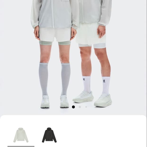 On x Paf) Zero jacket PAF 바람막이 (아이스 색상)