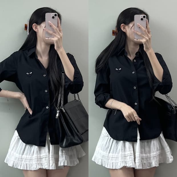 꼼데가르송 셔츠 