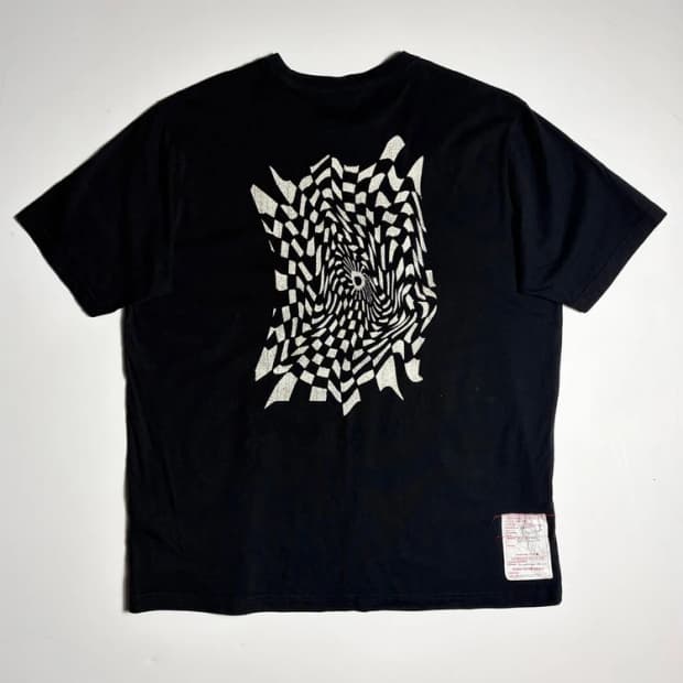 디젤 DIESEL 블랙 텍스트 프린트 반팔 티셔츠 R1526