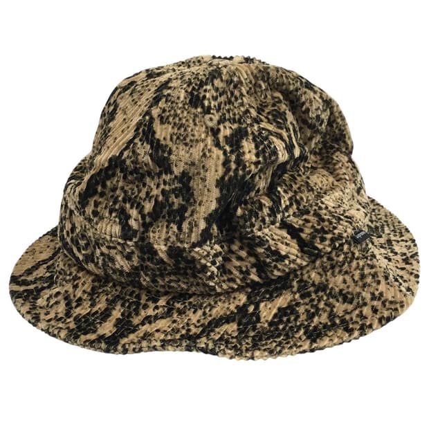 Supreme 20AW Snakeskin Corduroy Bell Hat