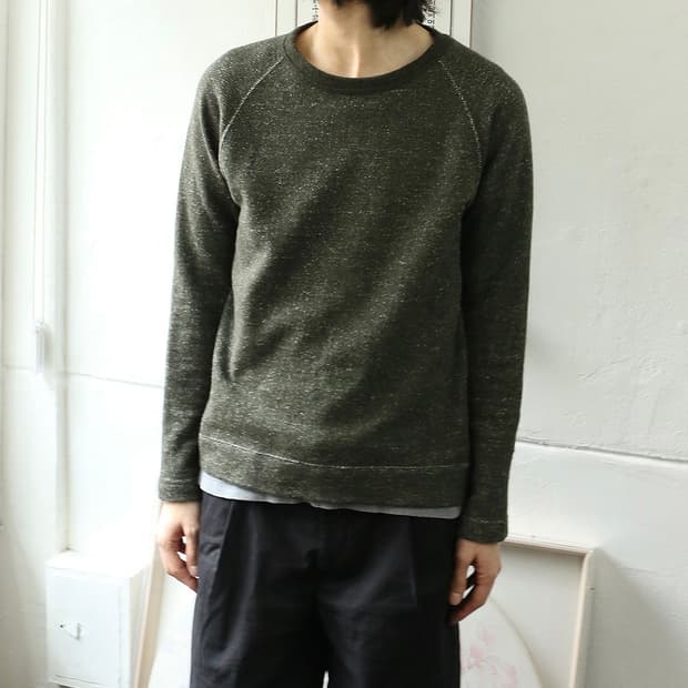 MHL 그린 울 니트 