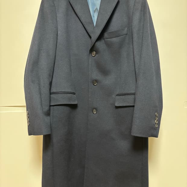 브룩스브라더스 네이비 캐시미어코트