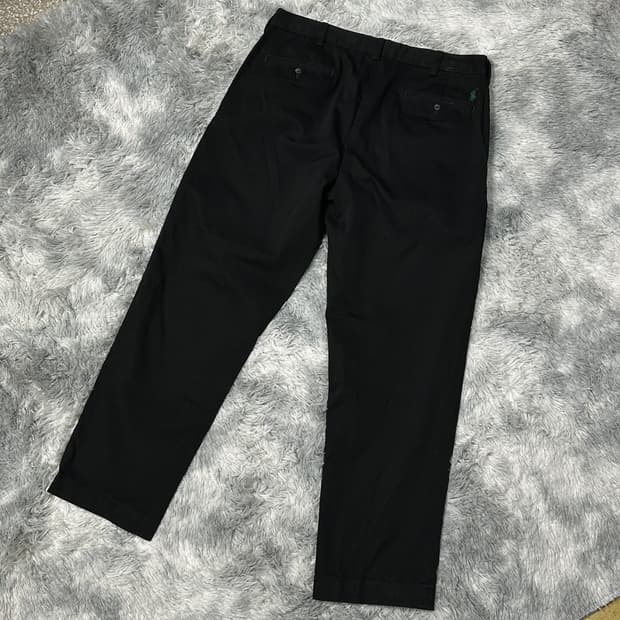 폴로랄프로렌 블랙 면바지 36