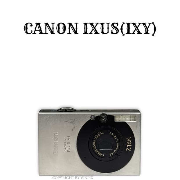 캐논 익서스 70(IXUS 70) ixy 10 빈티지 디지털 카메라 디카