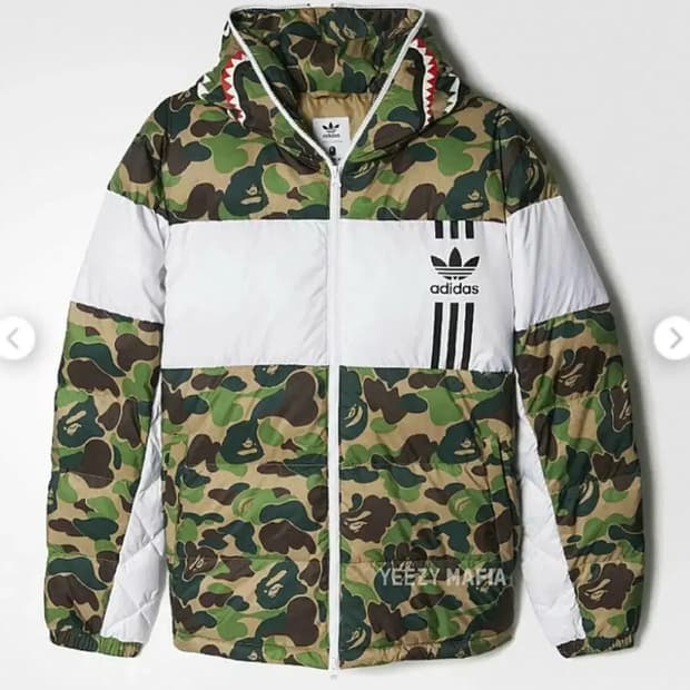 베이프 샤크패딩 한국사이즈 m