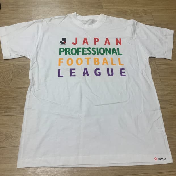 L] 90s J리그(J.LEAGUE) x NISSAY 싱글스티치 반팔티