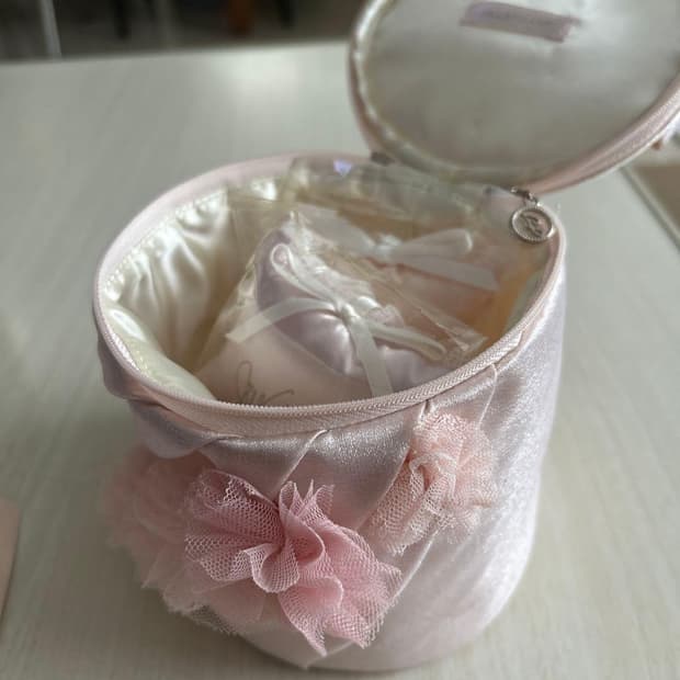 질스튜어트 2011 크리스마스 페어리 가든 핑크 파우치