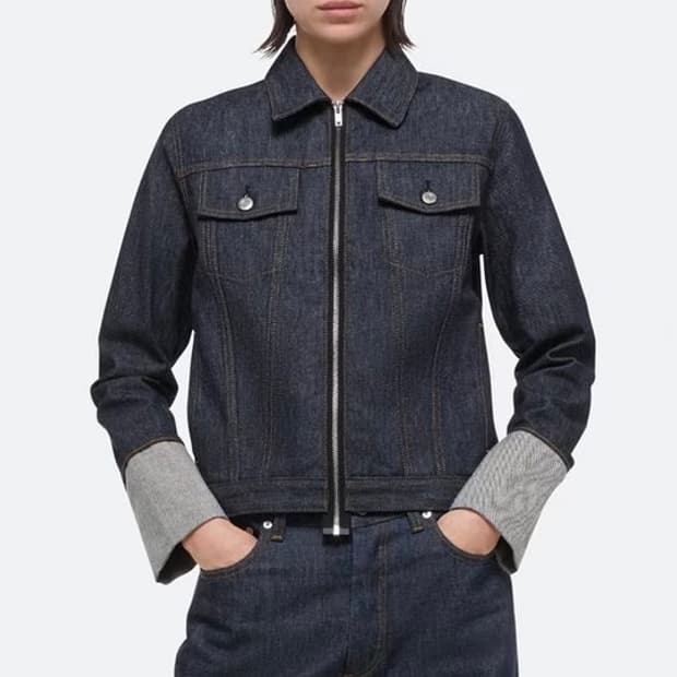 헬무트랭 데님자켓 HelmutLang cuffed denim jacket