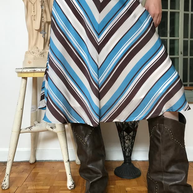 vintage pattern skirt (24inch)
