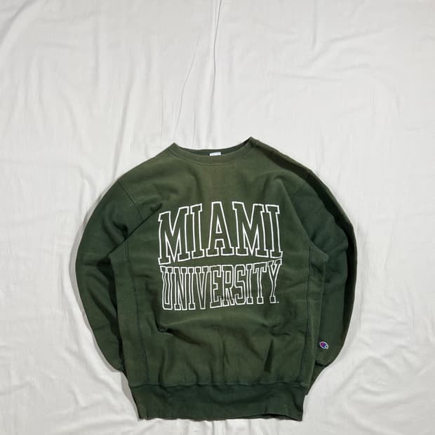 90‘s 챔피온 champion 리버스위브 miami 유니버시티 맨투맨