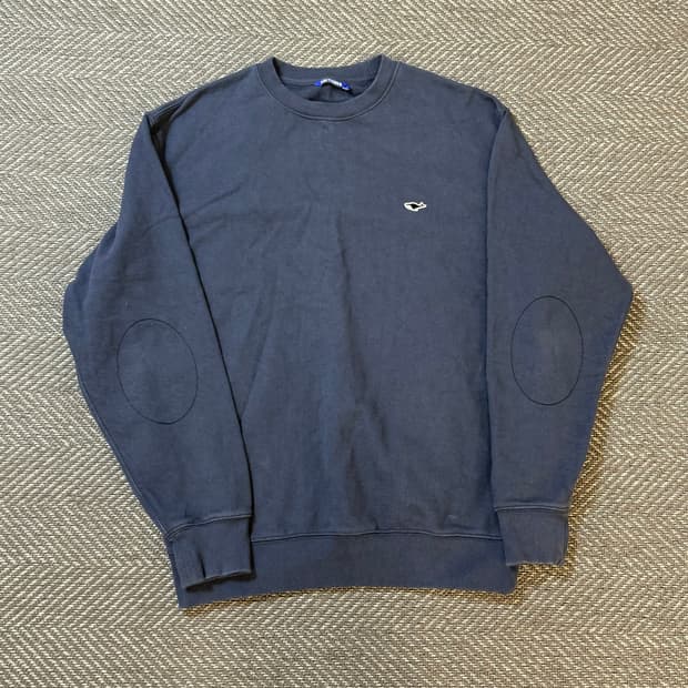 네이더스 엘보우패치 맨투맨 네이비  4