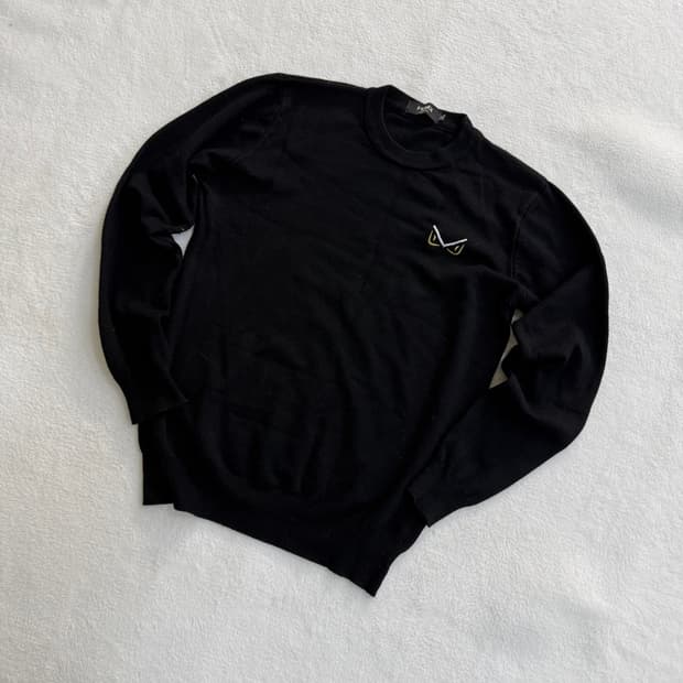 실측확인 고급 눈로고 니트 티셔츠 0324T