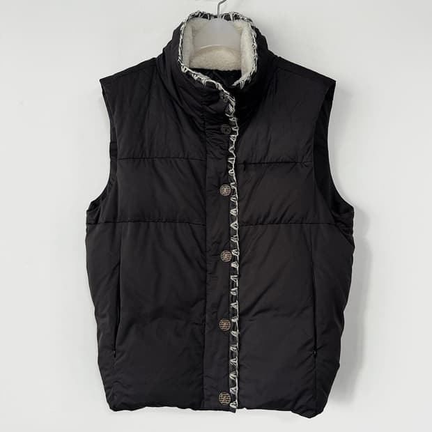 타임 TIME 블랙 구스 패딩 베스트