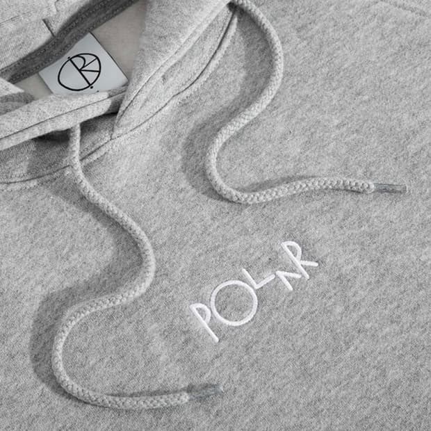 폴라스케이트 디폴트후디 그레이 S