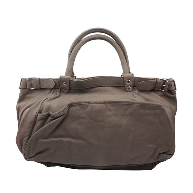 바네사 브루노 토프 레더 빅 토트백