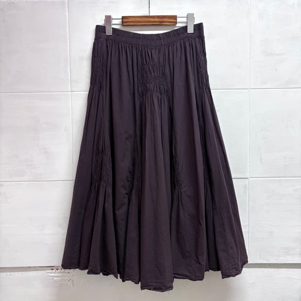 딥퍼플 셔링 긱시크 롱 스커트  JPN