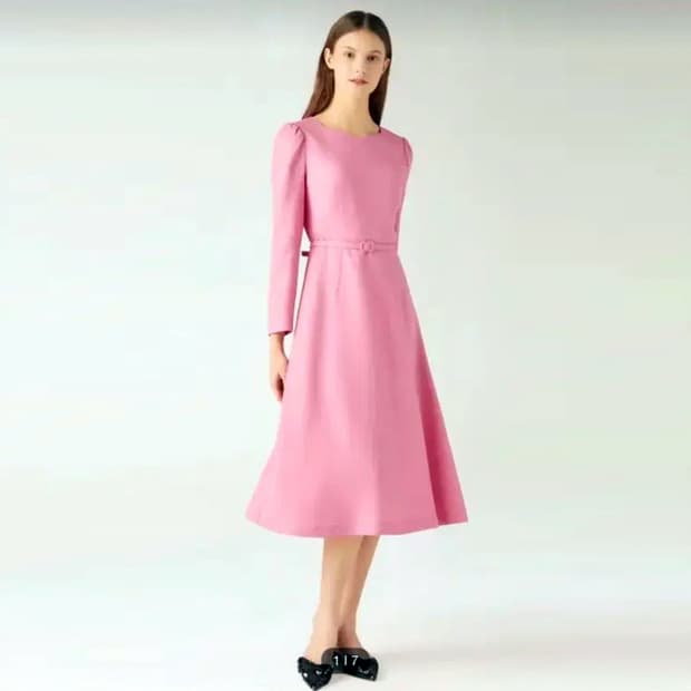 잇미샤(it michaa) 페미닌 하트넥 원피스 55 새상품