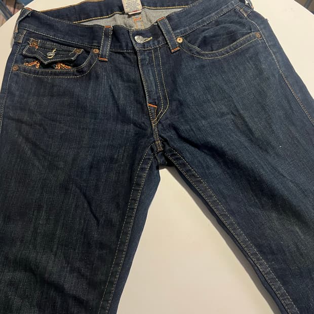 트루릴리젼 로우라이즈 데님팬츠