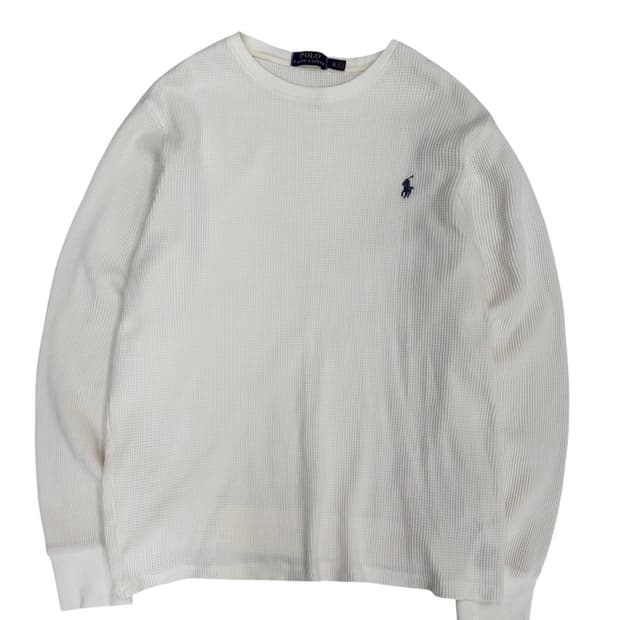 폴로 롱슬리브 화이트 (XL)