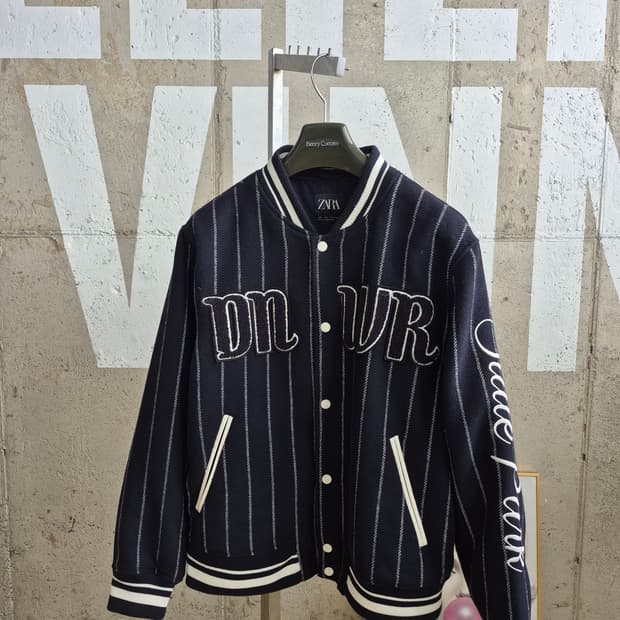 자라  스트라이프 스타디움 자켓