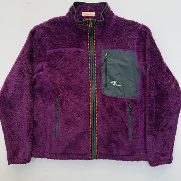 Foxfire 퍼플 하이파일 플리스 집업 자켓