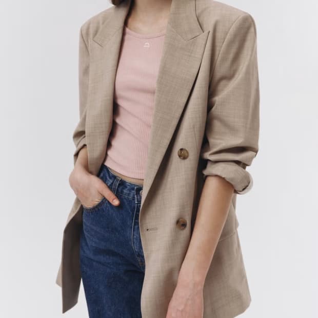 던스트 Unisex 더블자켓 (Soft Greige)