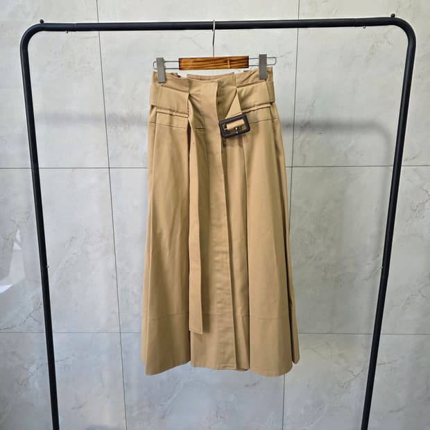 베이지 롱스커트 