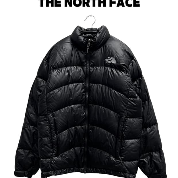 (90) 노스페이스 아콘카구아 써밋 시리즈 구스다운 패딩 자켓 블랙