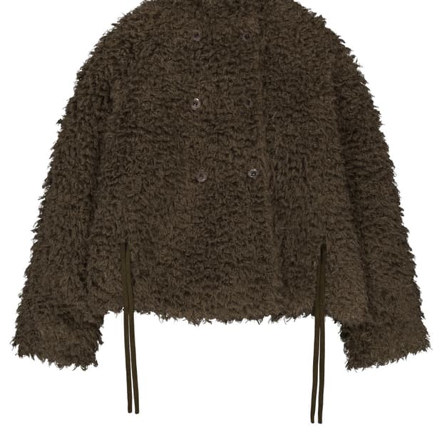 코이세이오 퍼자켓 브라운